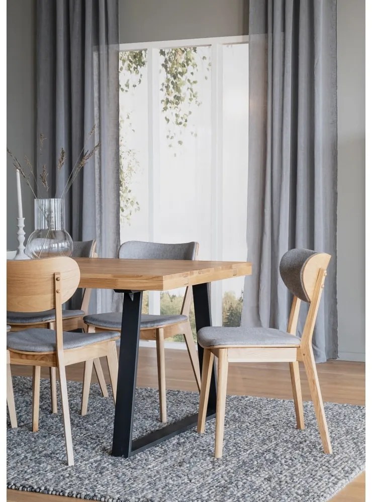 Sivé jedálenské stoličky v súprave 2 ks Kato - Rowico