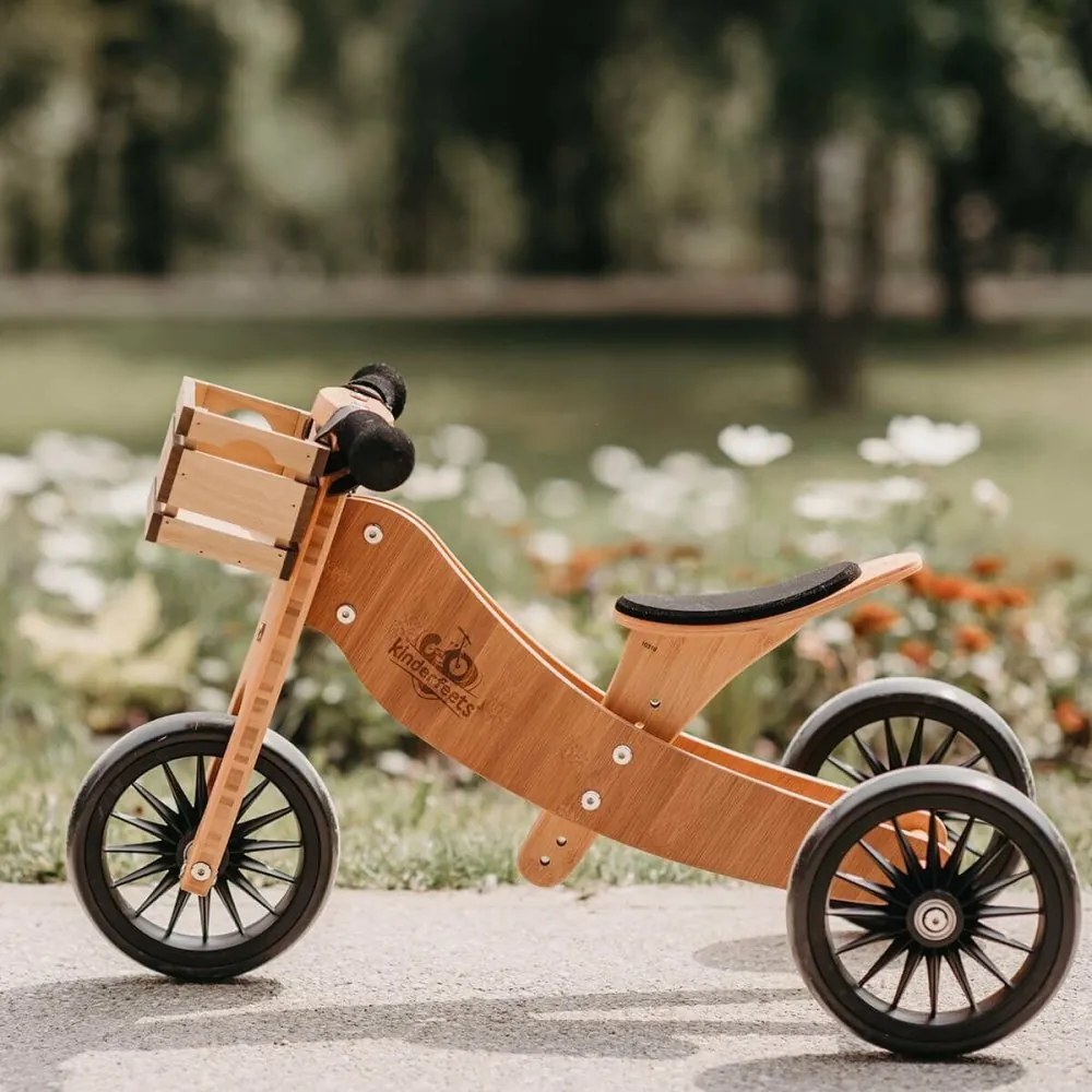 Drevené balančné odrážadlo Tiny Tot Plus 2v1 drevená