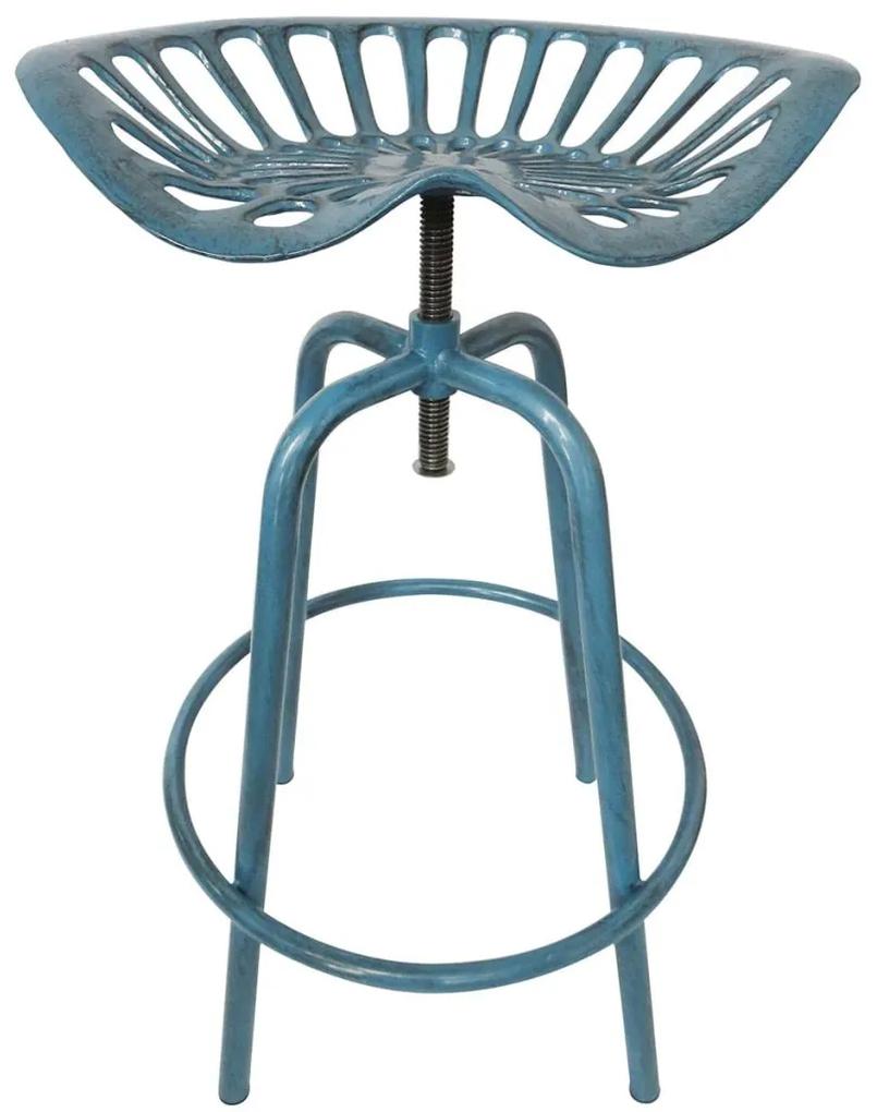 Esschert Design Barová stolička "Tractor", modrá, IH034