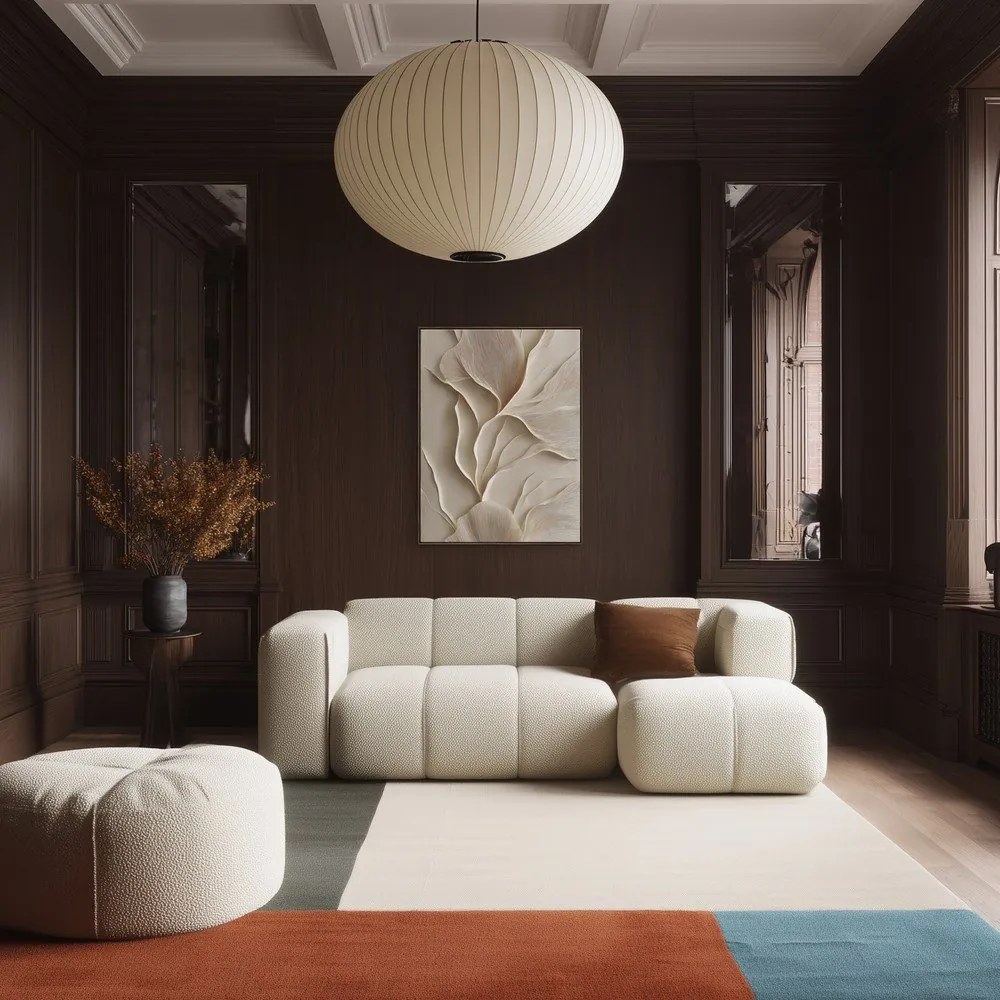 Tlačený obraz s rámom 60x80 cm Gentle Curves – Styler
