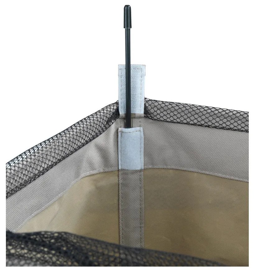 Taupe kôš na bielizeň Wenko Quadro, 79,2 l