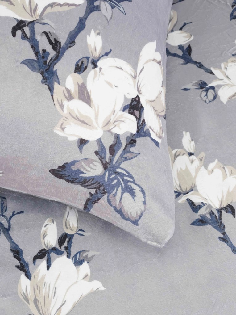 Obliečka na vankúš mikroplyš Digital 40 × 60 cm - Johari šedé