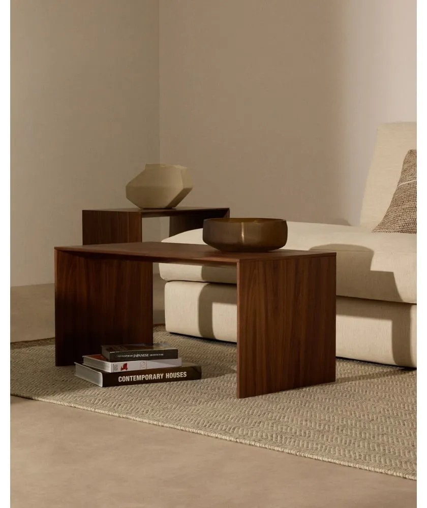 Odkladací stolík v dekore orecha 40x55 cm Litto – Kave Home