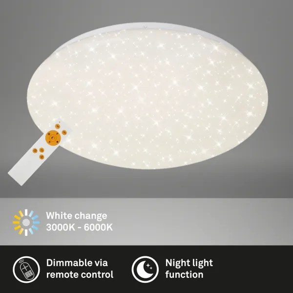 Brilo - LED Stmievateľné stropné svietidlo STARRY SKY LED/22W/230V 3000-6000K + DO
