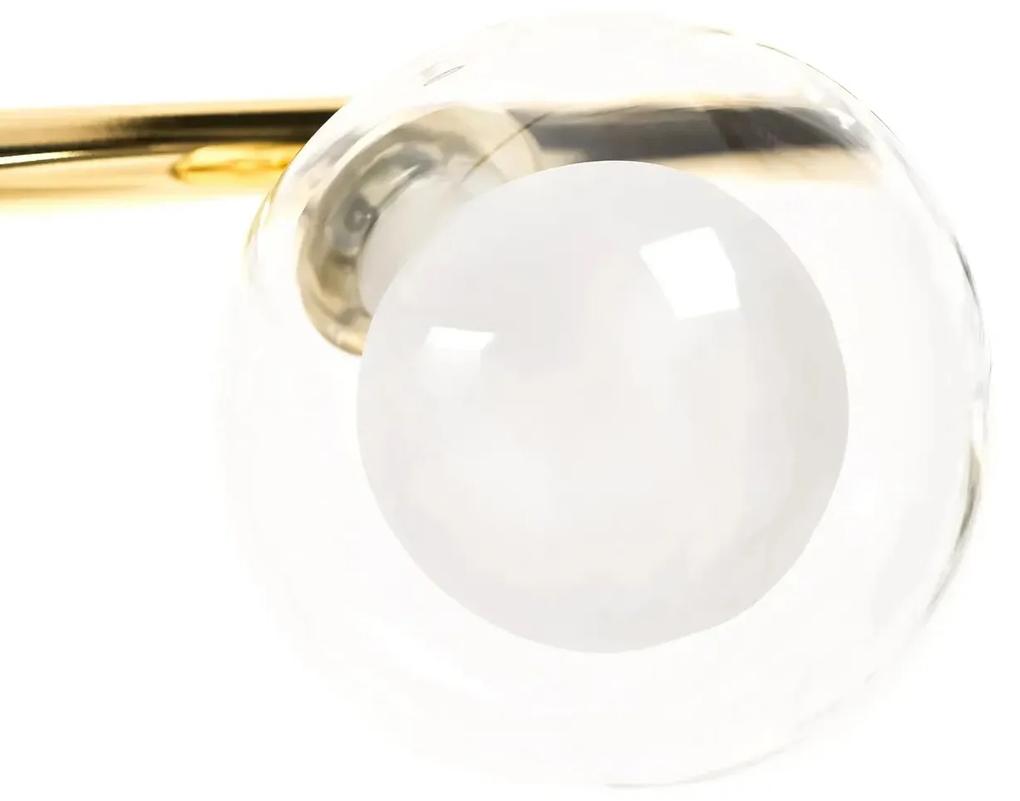 Toolight, Závesná lampa Zlaté sklenené gule 4ks APP675-4CP, OSW-06200