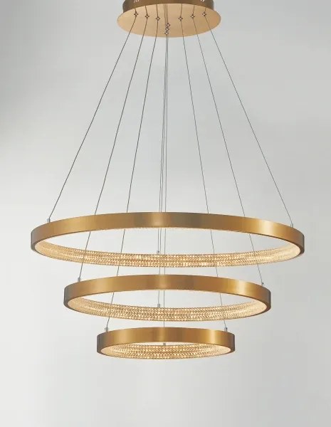 LED luster Preston 180 zlaté