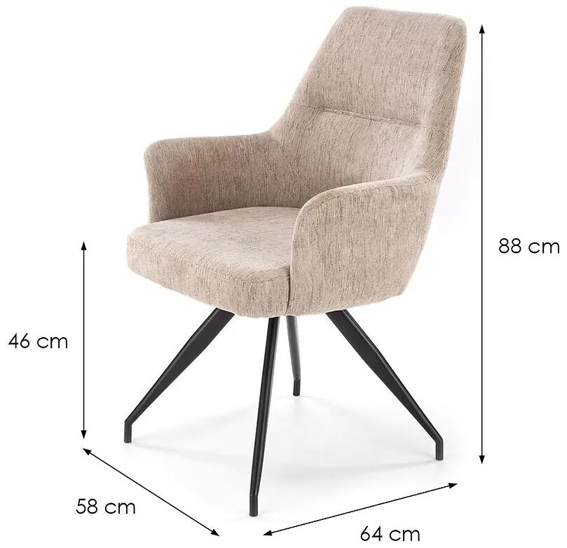 Stolička K542 béžová