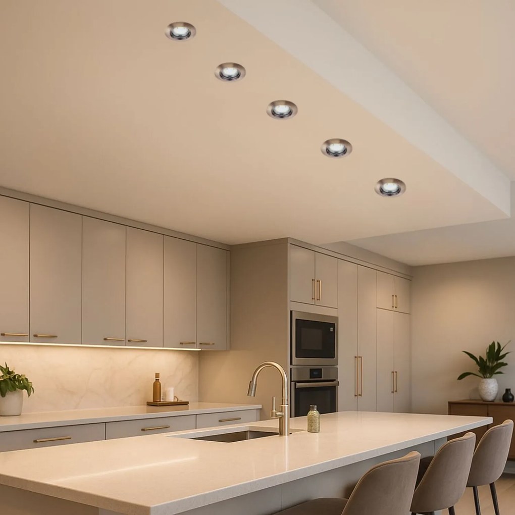 Rabalux LED zápustné bodové svietidlo Lite 3x3W | 720lm | 3000K | IP40 - set 3 svietidiel, bronz