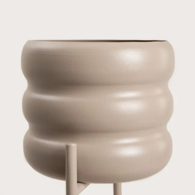 Stojan na kvety BUUBLE s kvetináčmi, béžový 765766