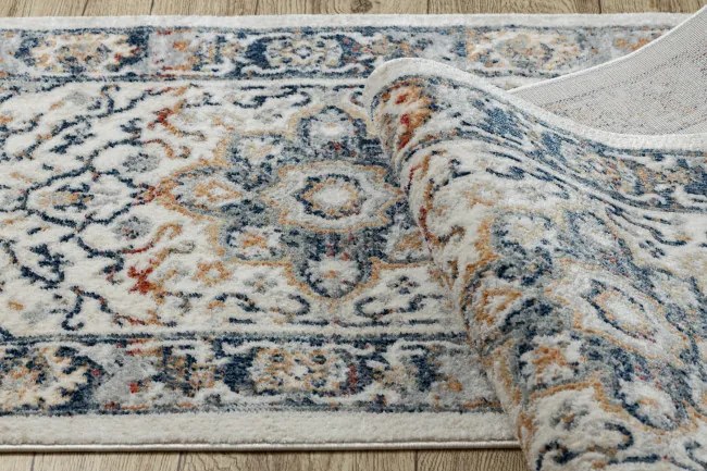 Koberec / behúň DISTIN 0834A granátový / modrý / žltý / terrakota