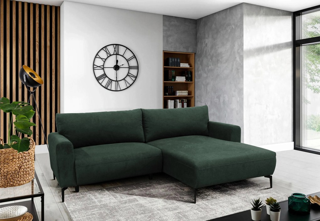 XXXLutz ROHOVÁ SEDAČKA, textil, tmavozelená MID.YOU - Sedačky - 001574005607