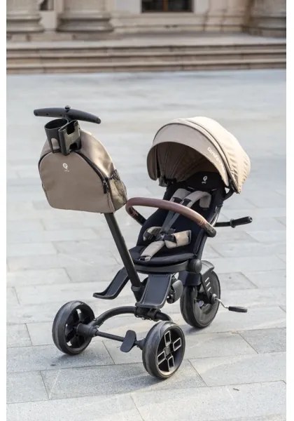 QPlay - Detská trojkolka 7v1 COMFO MAX béžová