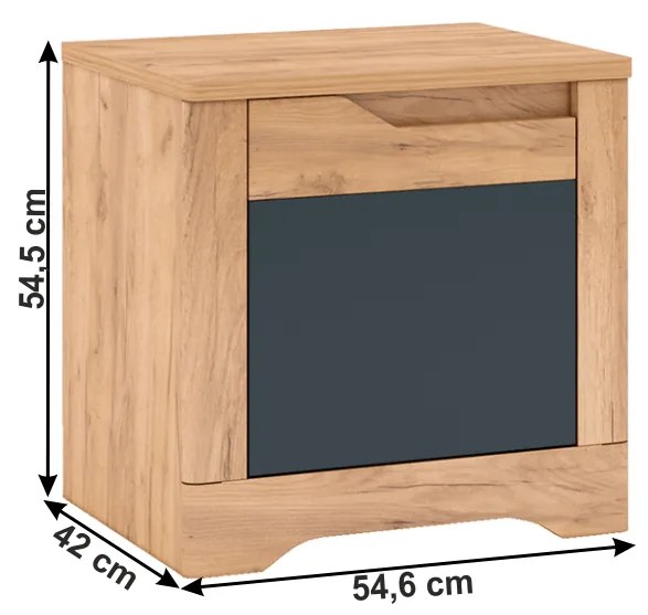 Nočný stolík Fistrea X1. Vlastná spoľahlivá doprava až k Vám domov. 1017113