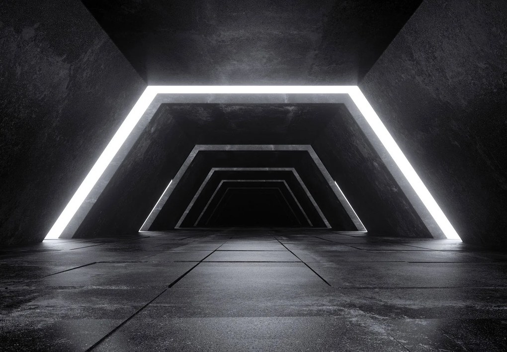Fototapeta - 3D tunel (147x102 cm)
