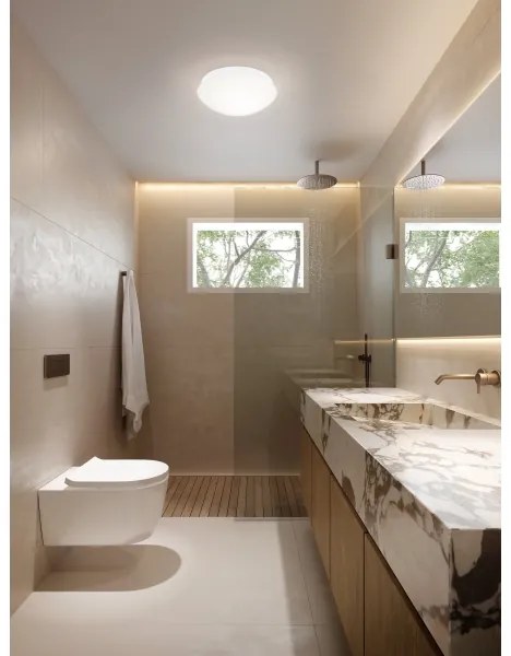 Eglo 97531 - Kúpeľňové svietidlo so senzorom BARI-M 1xE27/20W/230V