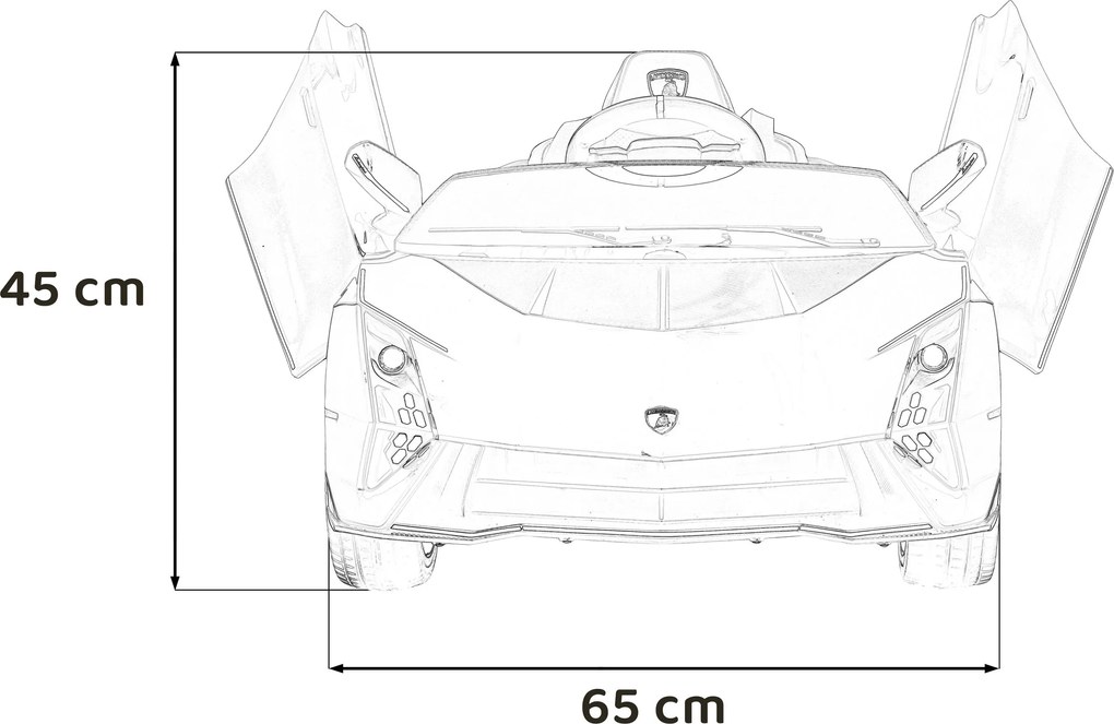 Ramiz Vozidlo Lamborghini Invencible Červená
