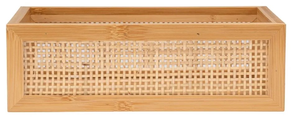 Bambusový kúpeľňový organizér Wenko Allegre, 22 x 7 cm