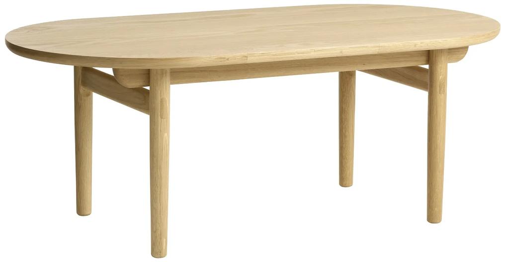 Dizajnový konferenčný stolík Wally 130 cm prírodný dub