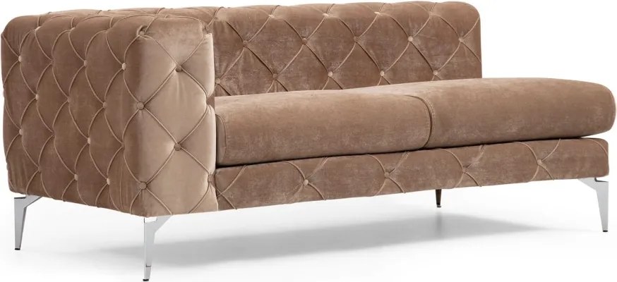 Čtyřmístná pohovka Como 344 cm tmavě krémová