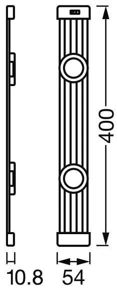 Ledvance - LED Stmievateľné osvetlenie nábytku so senzorom LINEAR 2xLED/3,5W/230V