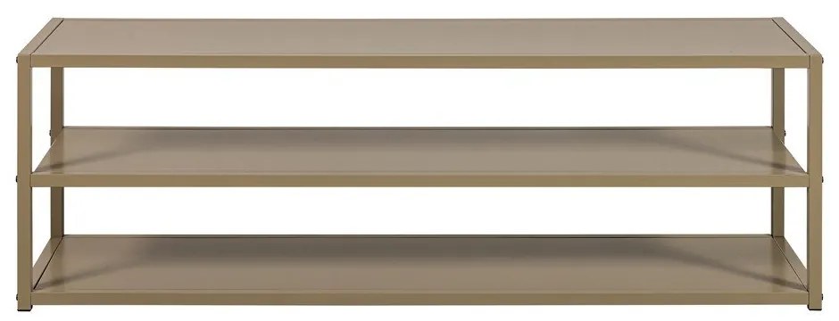 Taupe kovový TV stolík 120x40x35 cm Teun – WOOOD
