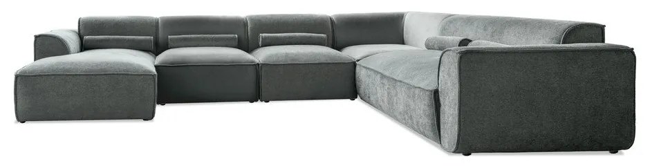 Svetlozelená rohová pohovka (pravý roh/do tvaru "U") Flex Felix – Miuform