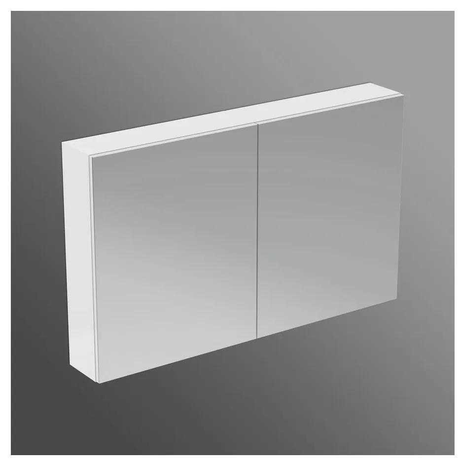 Ideal Standard Mirror & Light - Zrkadlová skrinka BASIC 700 mm, Dekor hliník, T3590AL