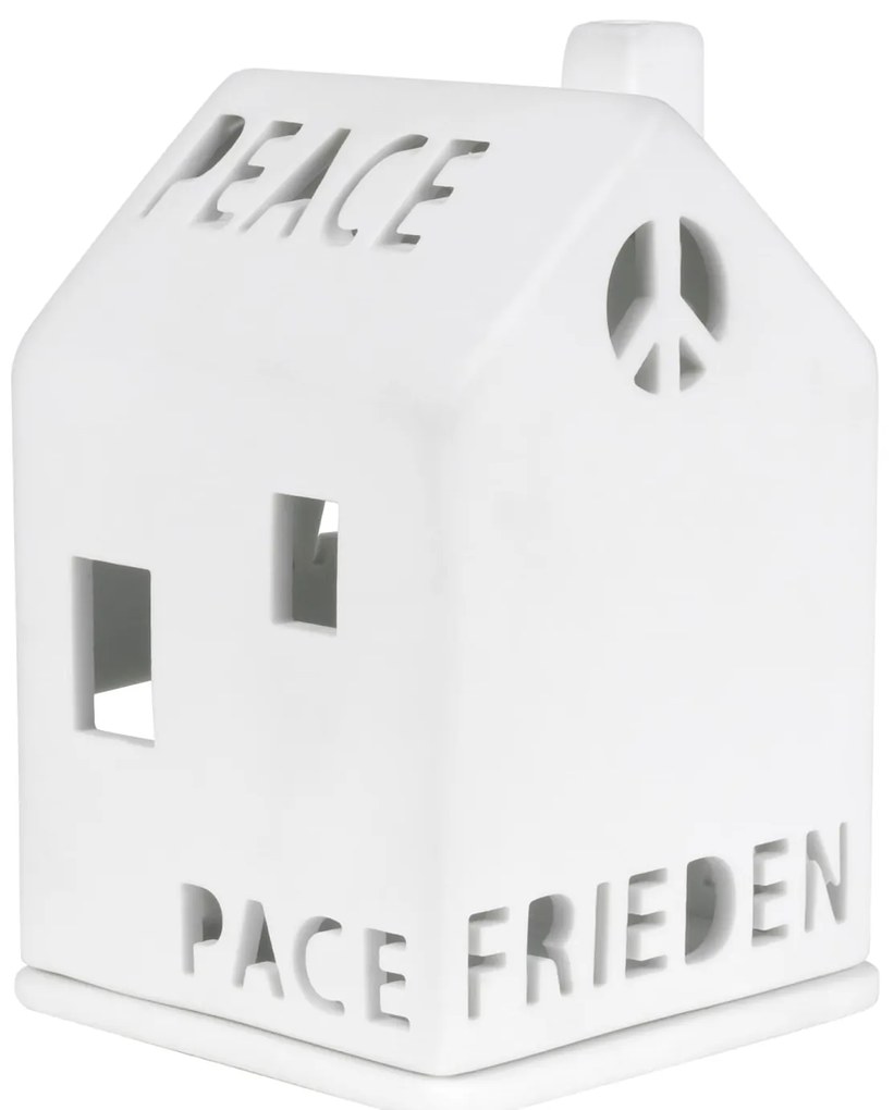 räder Porcelánový svietnik domček Peace