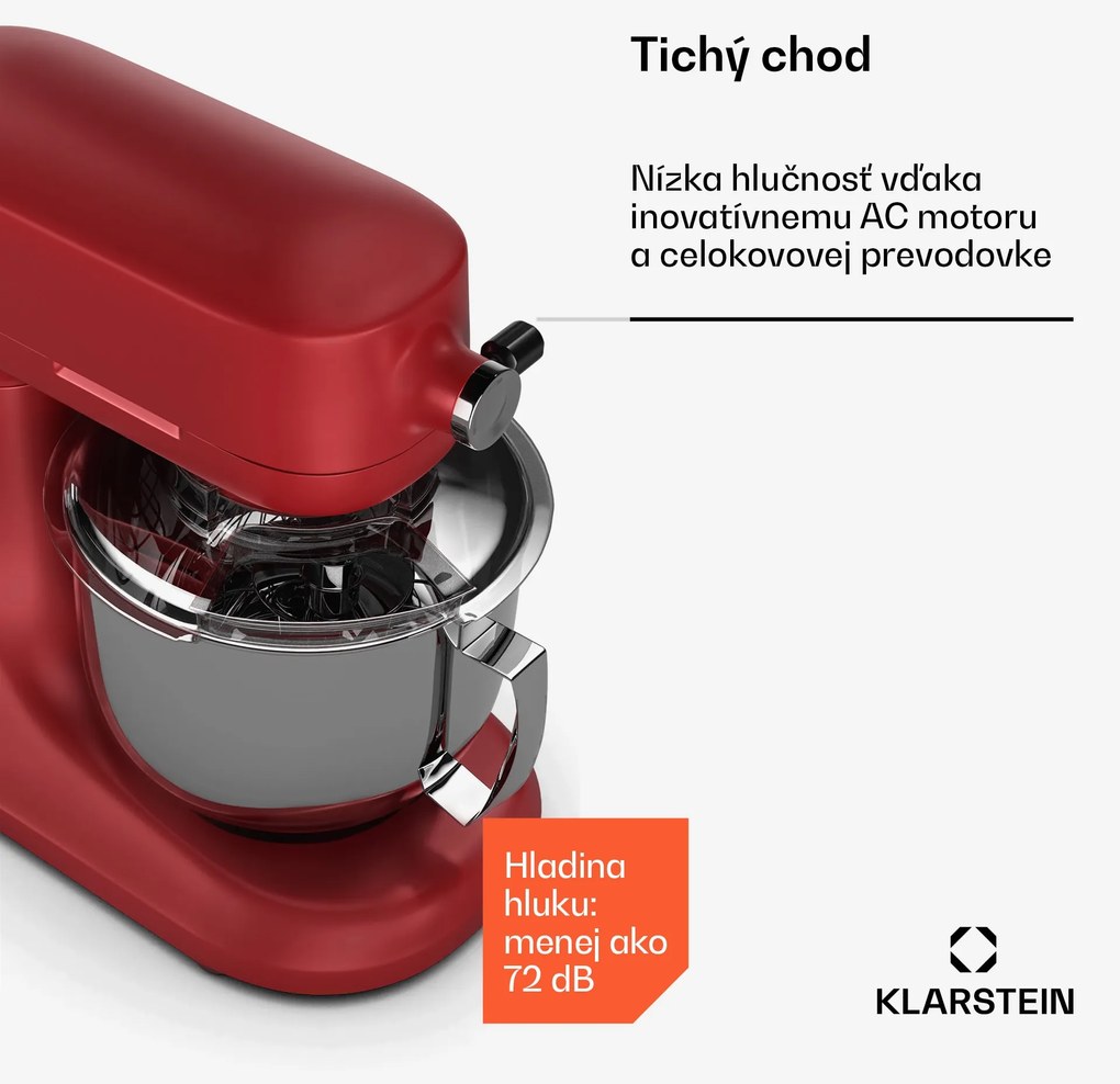 Klarstein Chiara kuchynský robot, 1600 W, 12 nastavení, misa z nehrdzavejúcej ocele, LCD displej, vrátane príslušenstva