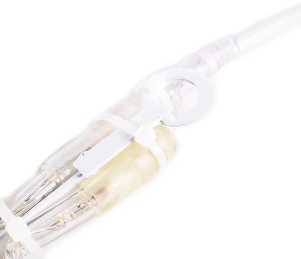 Vianočná LED dekorácie, Snehová vločka, BLIKAJÚCE, 50 cm, rôzne farby na výber Farba: Teplá biela
