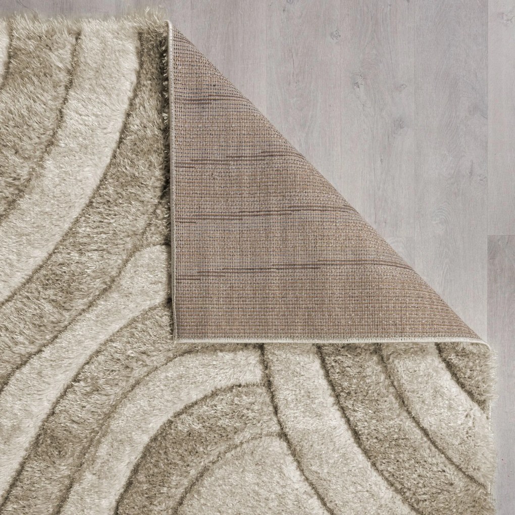 Kusový koberec Indulgence Velvet Carved Natural, 200x290, béžová, obývacia izba, Flair Rugs