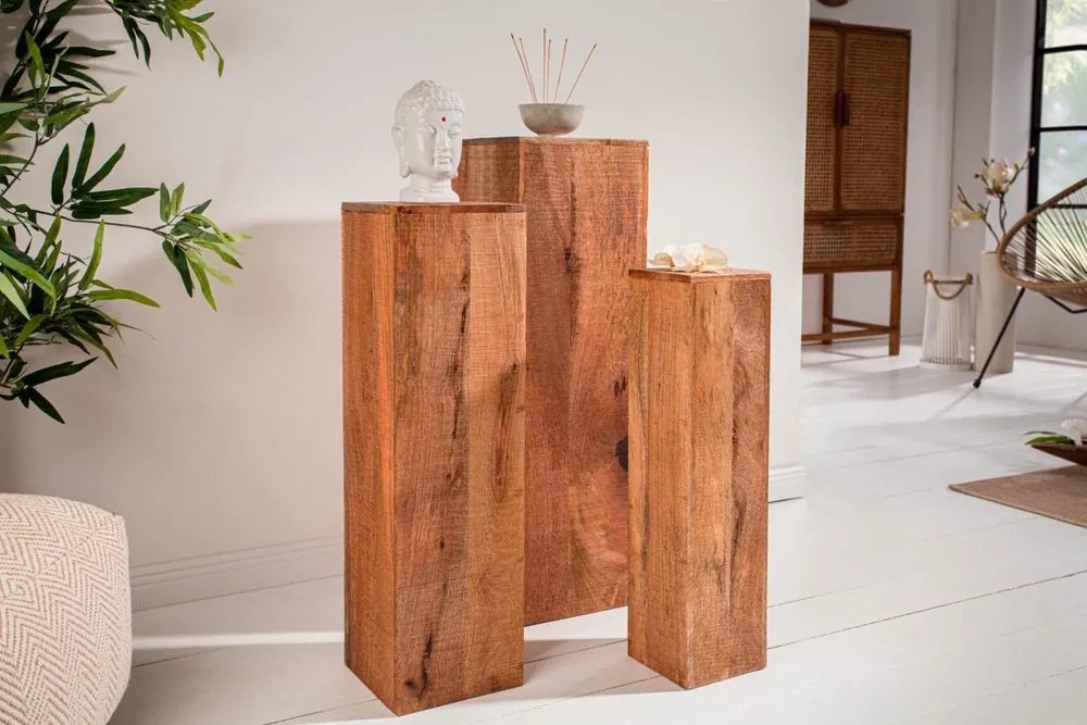 Set 3 stojanov Timber Mango