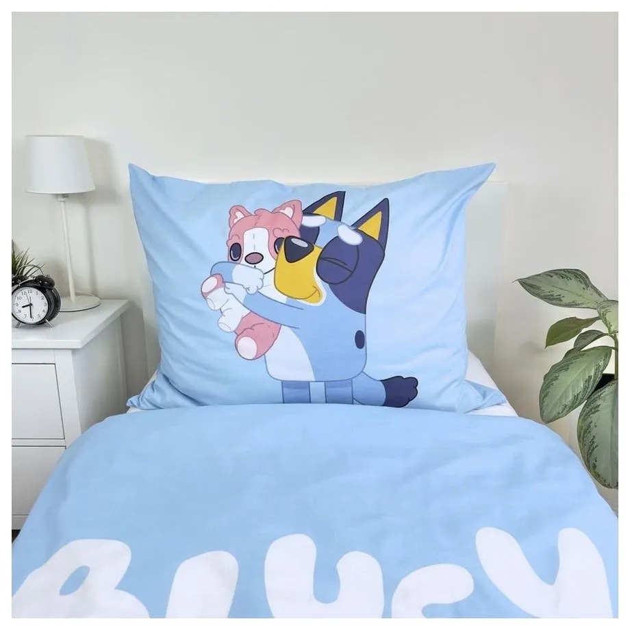 Bavlnené detské obliečky na jednolôžko 140x200 cm Bluey – Jerry Fabrics