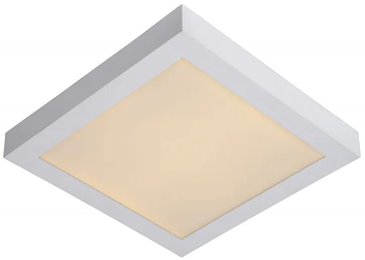 LUCIDE 28117/30/31 BRICE štvorcové stropné stmievateľné kúpeľňové LED svietidlo 30W IP44