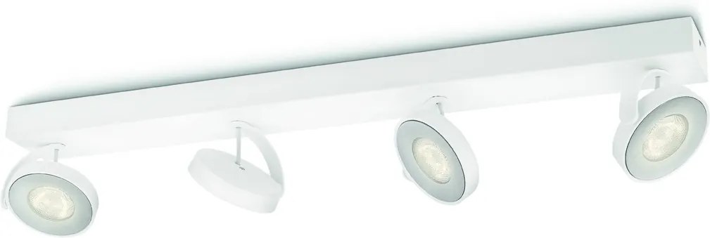 LED stropné svietidlo bodové Philips CLOCKWORK 4x4,5W
