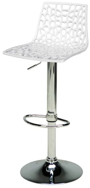 Stima Plastová barová stolička SPIDER Vyberte odtieň ->: Bianco - Biela