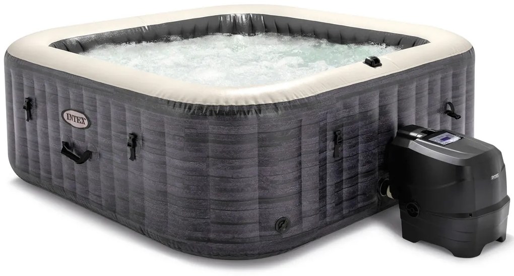Intex | Vírivý bazén Pure Spa Greystone Deluxe Bubble Spa 6 NP + výhodný set príslušenstva | 19900149