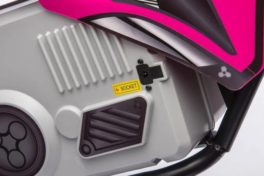 LEAN CARS Elektrická motorka krosová A9901 36V, ružová