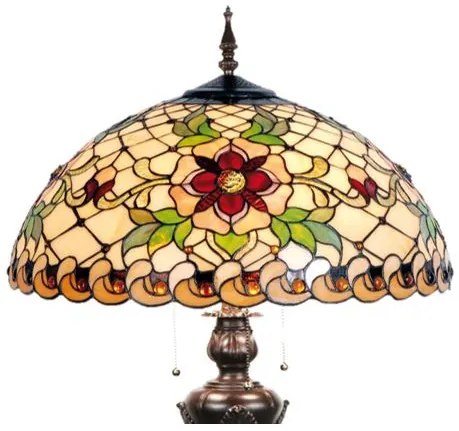 Luxury Tiffany lampa stojacia kolekcia CAPH Ø50*166