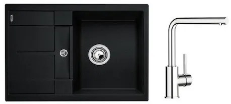 Set drezu a batérie Blanco Metra 45 S 78x50 cm antracit SETB3, 1 ks