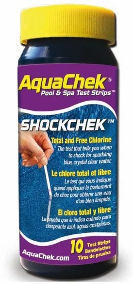 Testovacie prúžky AquaChek - celkový a voľný chlór
