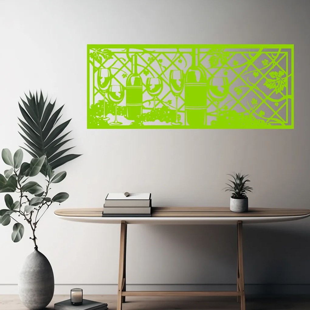 Veselá Stena Samolepka Vinná réva Farba: fialová, Veľkosť: 100 x 40 cm