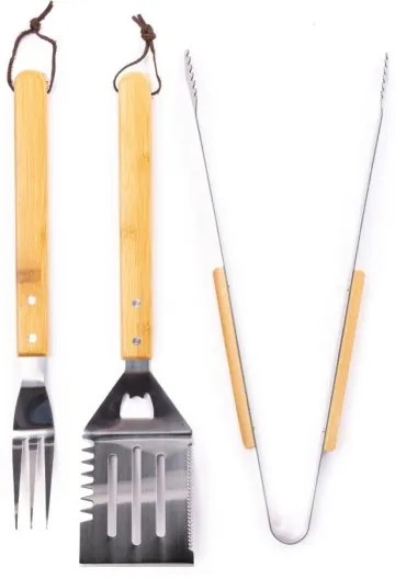 Fieldmann - Grilovacie náčinie nerez s kufríkom 3 ks