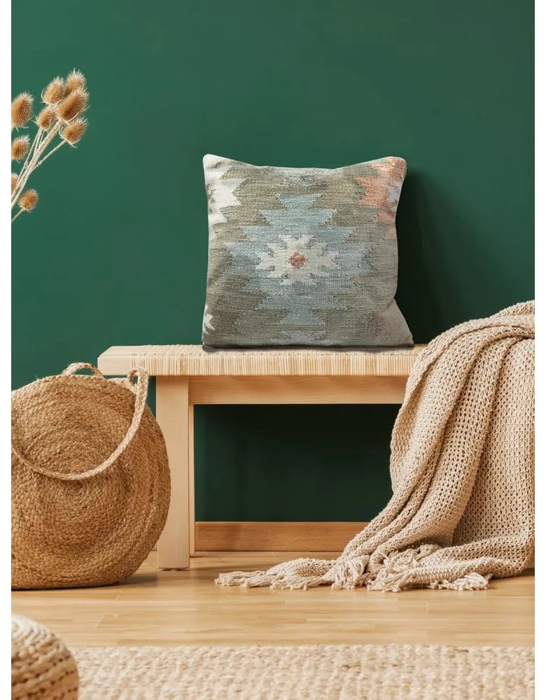 Vonkajší vankúš z recyklovaného plastu Green Decore Autumn, 45 x 45 cm
