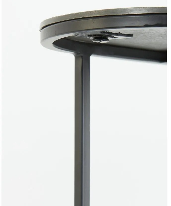 Kovové odkladacie stolíky v súprave 2 ks 26x53 cm Bocov – Light & Living