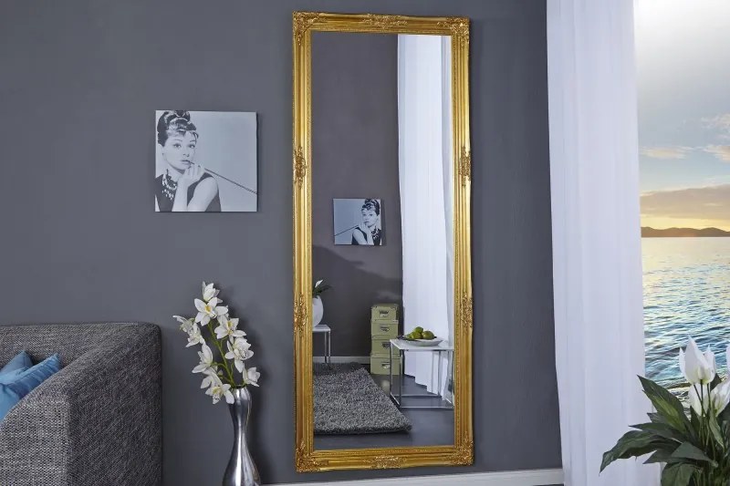 Zrkadlo Renaissance zlaté 185cm