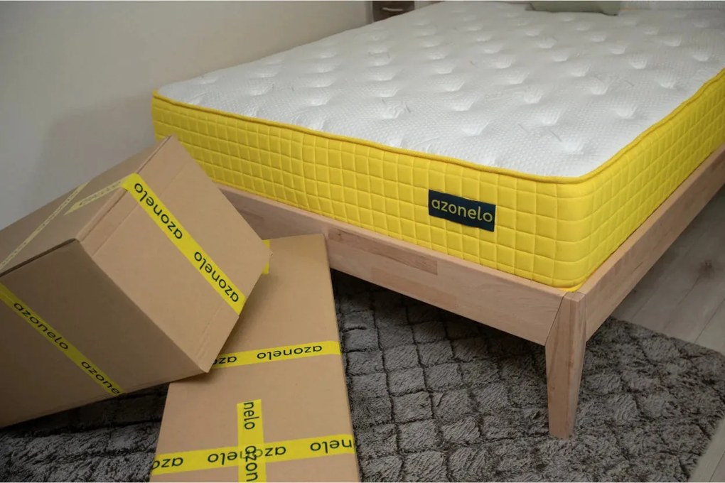 Vysoký ortopedický matrac s pamäťovou penou 70x200 cm / 24 cm Cloud - poťah s hodvábom