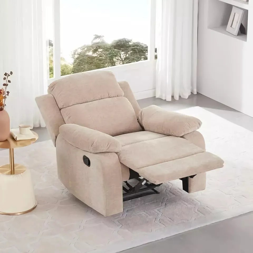 BestBerg BBMCH-1BG relaxačné lehátko / polyuretán/polyester / béžová
