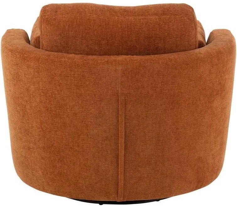Červenooranzové kreslo Swivel - 100*109*89cm