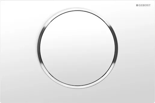 Geberit Sigma10 ovládacie tlačidlo plast biele lesklé 115.758.KJ.5